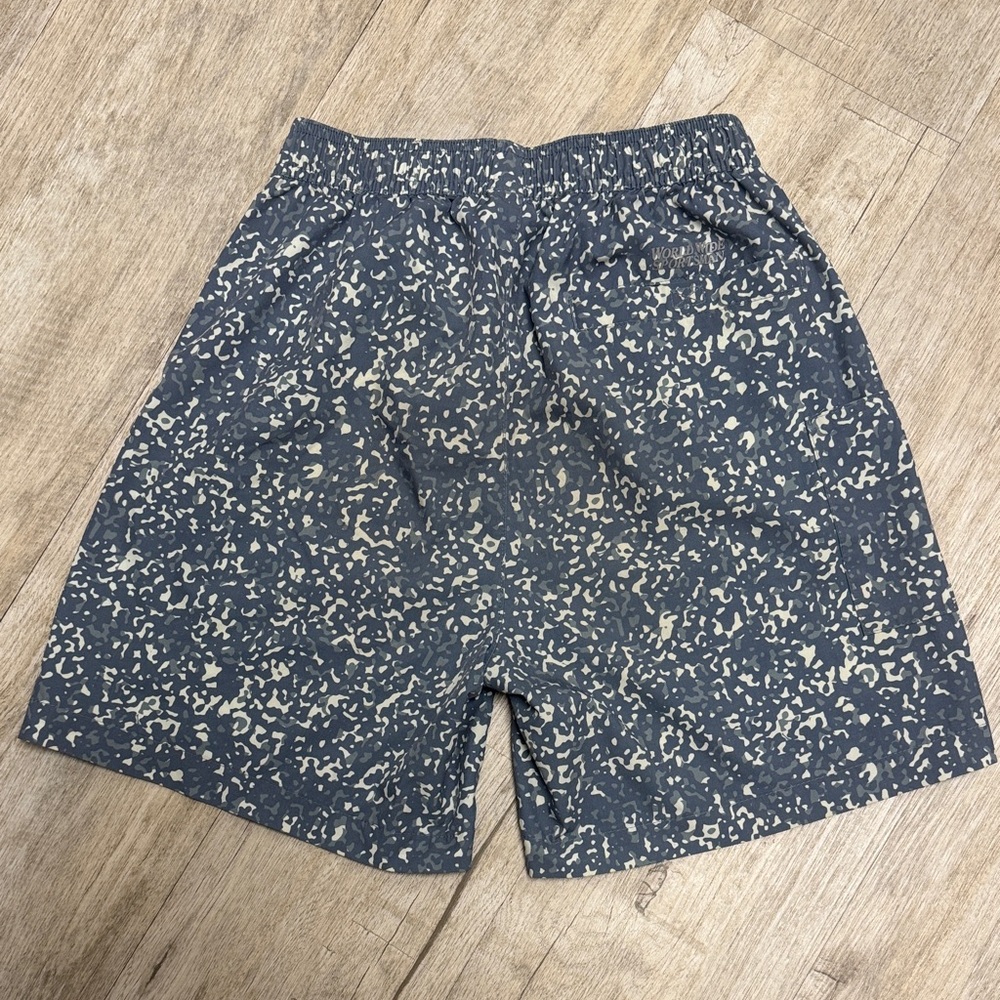 Bass Pro Shops Blue and Cream Athletic Shorts
